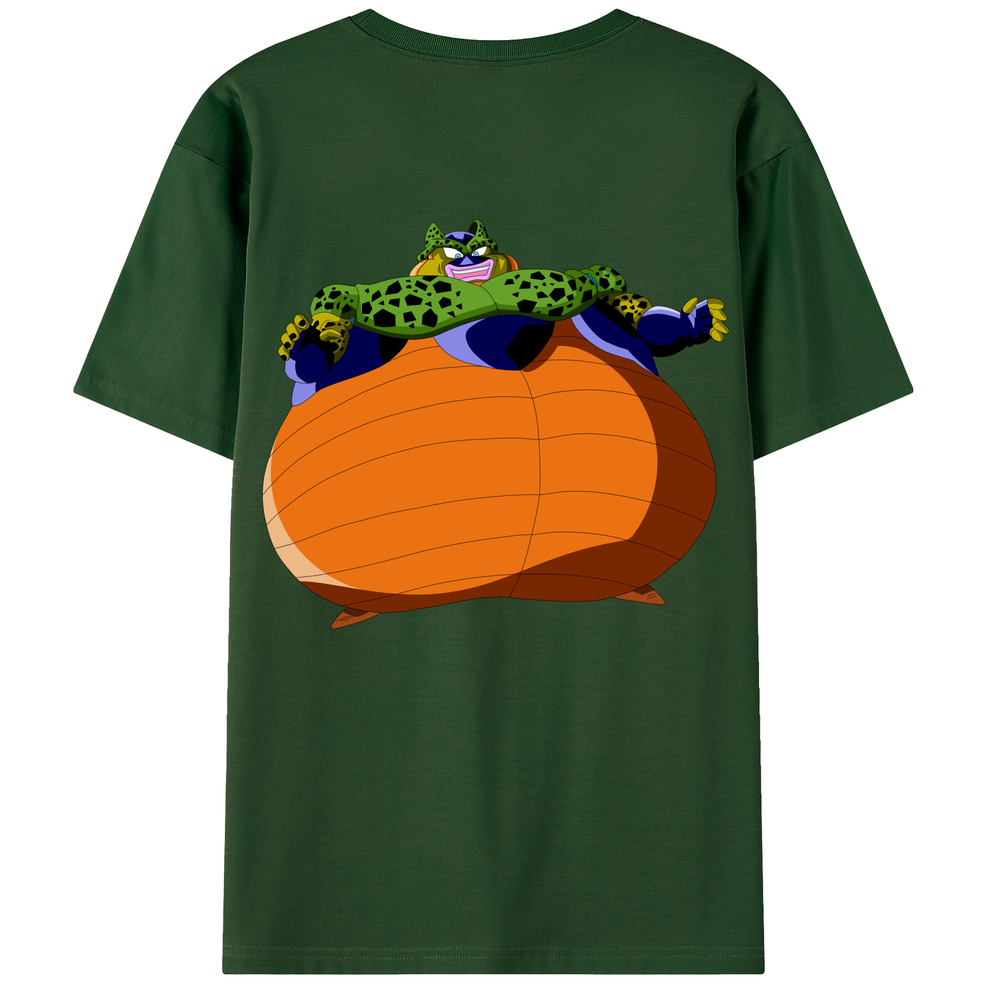 （画像用） ドラゴンボール セル DRAGON BALL Cell 綿100％半袖Tシャツ（背面プリント）